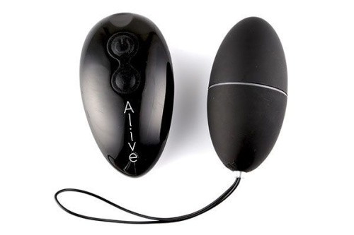 Alive Magic Egg 2.0 виброяйцо с беспроводным пультом управления, 7.5х3.5 см (черный)