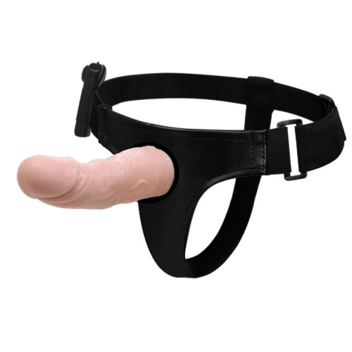 Страпон с вибрацией для мужчин Baile Ultra Passionate Harness Vibrating, 15 см