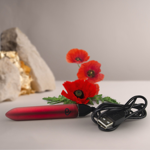 Вибропуля Rocks Off Bullet Poppy Red