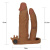 Удлиняющая насадка на член LoveToy Pleasure X-Tender Vibrating Double Penis Sleeve +4 см
