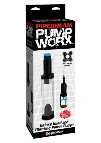 Pipedream Deluxe Head Job Pump - вакуумная помпа для члена, 18х5 см