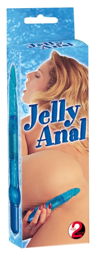 Orion - Jelly Anal Blue - Вибратор, 17х2.5 см