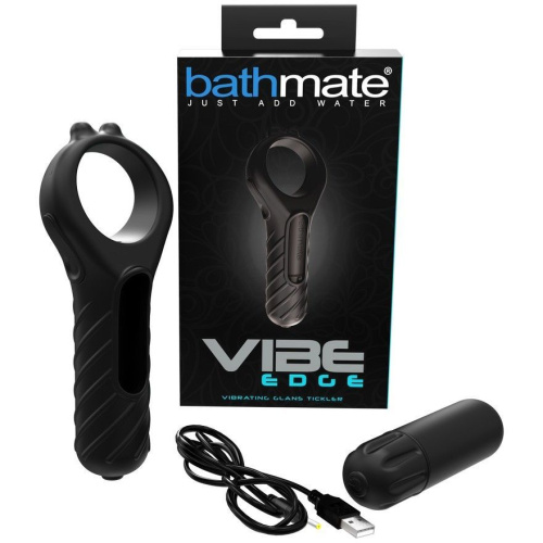 Bathmate Vibe Edge – вібратор для члена, 3.3 см (чорний) - купити в Києві, Україні