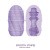 Pretty Love Smooth Stripes Cupid-X - Мастурбатор-яйцо с чувственным рельефом, 10х5.6 см (фиолетовый)