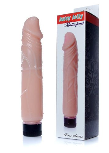 B-Series Juicy Jelly Multispeed Skin - Вібратор реалістичний, 22х4 см - купити в Києві, Україні