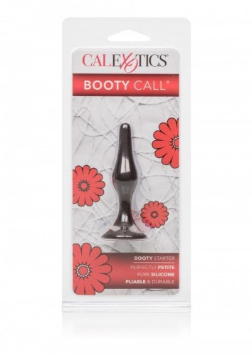 CalExotics Booty Call Booty Starter - Анальна пробка для новачків, 7х2 см (чорний) - купити в Києві, Україні
