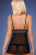 Obsessive 844-BAB-1 babydoll - сексуальный бэби долл и стринги, L/XL (чёрный)