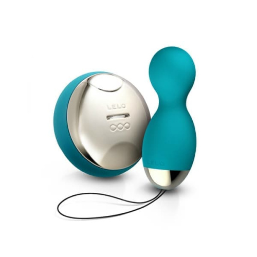 Lelo Hula Beads - Вагинальные вибро-шарики, 9х2.9 см (бирюзовый)