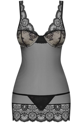Комплект Obsessive 853-CHE-1 chemise (L/XL)