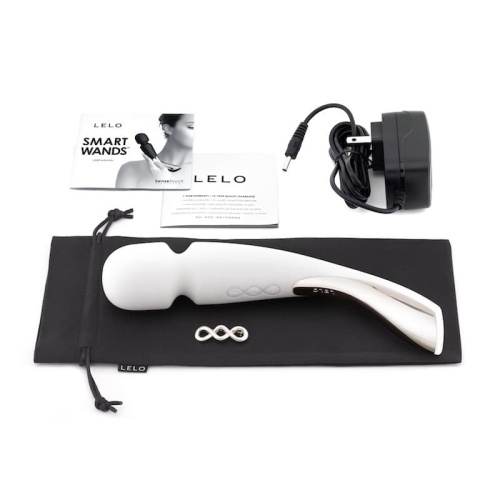 Lelo Smart Wand Medium - Профессиональный массажер, 22х4 см (слоновая кость)
