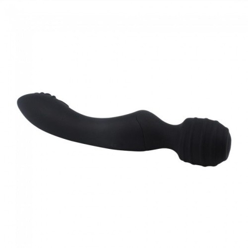 Love To Love Twist Black - вибромассажер 2 в 1, 22х4 см (чёрный)