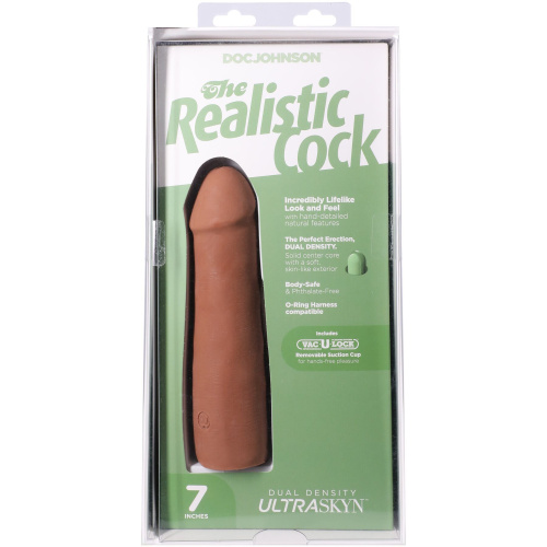 Фалоімітатор Doc Johnson The Realistic Cock ULTRASKYN 7 Inch, 17,1 см - купити в Україні | Секс шоп SEX-SHOP.ua