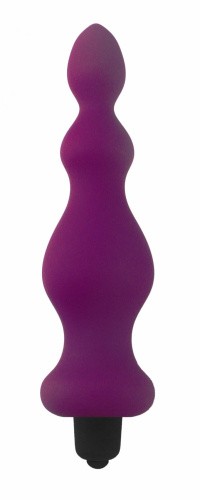 Adrien Lastic Bullet Amuse Purple - анальная пробка с вибрацией 14.5х3,9см (пурпурный)