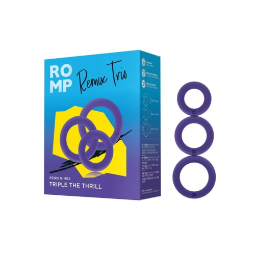 Набор эрекционных колец Romp Remix Trio, 3 шт