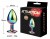 MAI Attraction Toys №74 Rainbow - Металлическая анальная пробка, 9.3х4 см