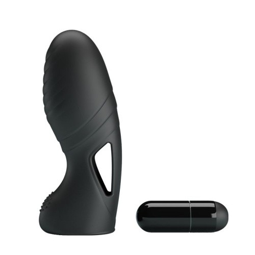 Pretty Love Alan Finger Vibrator Black - Насадка на палець, 10х3 см (чорний) - купити в Києві, Україні