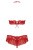 Obsessive 863-SET-3 set - эротический комплект с оборками, L/XL (красный) Obsessive 863-SET-3 set - эротический комплект с оборками, L/XL (красный)