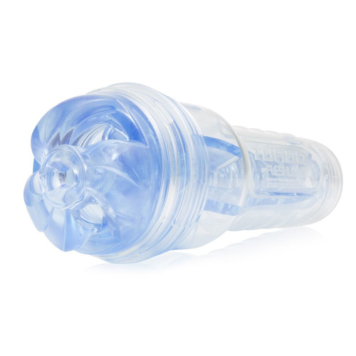 Fleshlight Turbo Thrust Blue Ice - мастурбатор, що імітує мінет, 24.5х8 см (блакитний) - купити в Києві, Україні