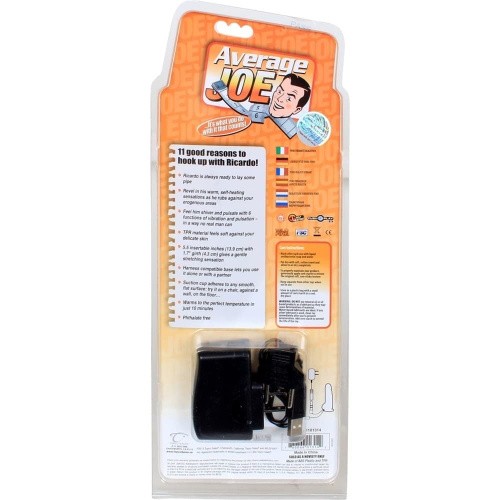 Topco SalesAverage Joe The Plumber, Ricardo Vibrating/Heating - Вибратор, 14х4.3 см