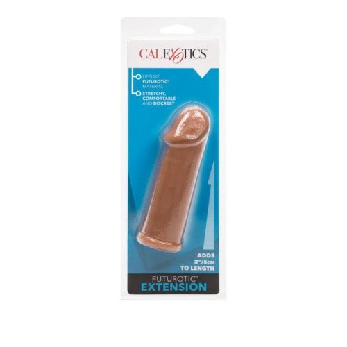 CalExotics Futurotic Penis Extender - удлиняющая насадка на пенис, +5 см (коричневый)