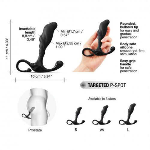 Dorcel Expert P - M массажер простаты, 11х2.55 см