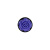 Lux Active Rose Anal Plug Purple - металлическая анальная пробка, 7.6х2.8 см (фиолетовый)