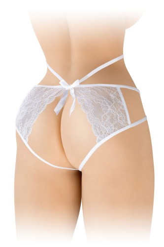Fashion Secret Nadia White - трусики с открытой попкой, S-L (белые)