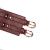 Кожаный пояс для бондажа Liebe Seele Wine Red Waist Cuff, размер L