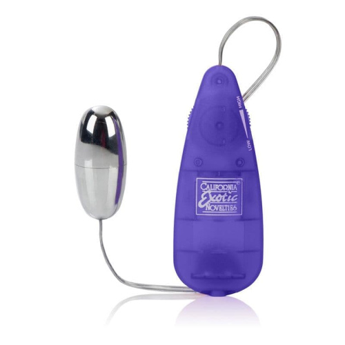 CalExotics Booty Call Booty Glider - Анальная вибро-пробка, 9,5Х2,5 см (фиолетовый)