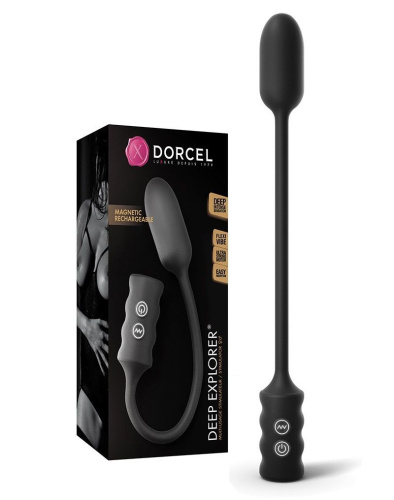 Dorcel Deep Explorer мощное виброяйцо для вагинальной и анальной стимуляции, 7.4х3.4 см