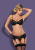 Obsessive Dotina set - эротический комплект бюстгальтер, стринги и пояс для чулок, L/XL (чёрный) Obsessive Dotina set - эротический комплект бюстгальтер, стринги и пояс для чулок, L/XL (чёрный)