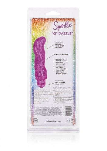 CalExotics Sparkle G Dazzle - вибратор для точки G, 13.25х4.5 см