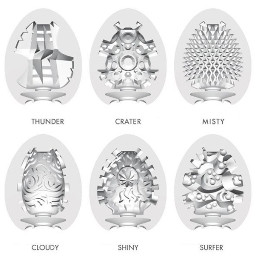 Набор мастурбаторов Tenga Egg Hard Boild Pack, 6 шт