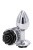 Ns Novelties Rose Buttplug S - Анальна пробка, 6,3 х2,7 см, (срібляста з чорним) - купити в Києві, Україні Ns Novelties Rose Buttplug S - Анальна пробка, 6,3 х2,7 см, (срібляста з чорним) - купити в Києві, Україні