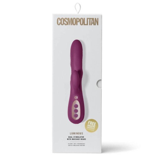 Cosmopolitan Luminous Rabbit Vibrator - силиконовый вибратор кролик, 24.1х3.3 см