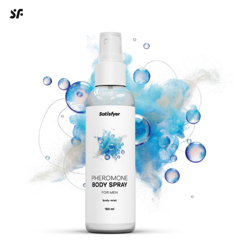 Спрей для тіла з феромонами Satisfyer Pheromones Body Spray For Men 150 мл - купити в Україні | Секс шоп SEX-SHOP.ua