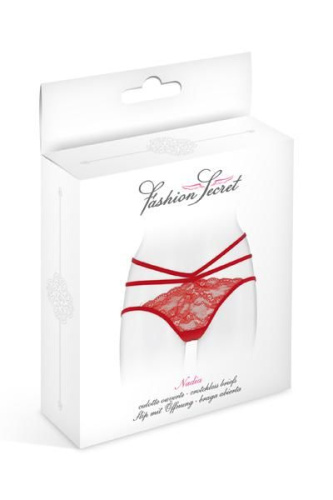 Fashion Secret Nadia Red - трусики с открытой попкой, S-L (красные)