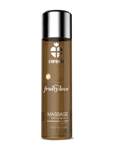 Массажное масло Swede Fruity Love Intense Dark Chocolate, 60 мл (черный шоколад)