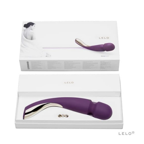 Lelo Smart Wand - Профессиональный большой массажер, 30х6 см (сливовый)