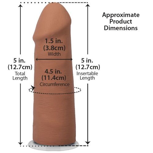 Фалоімітатор Doc Johnson The Realistic Cock ULTRASKYN 5 Inch, 12,7 см - купити в Україні | Секс шоп SEX-SHOP.ua