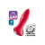 Satisfyer Rotator Plug 1+ - Анальная смарт-пробка, 12.8х3.8 см (красная)