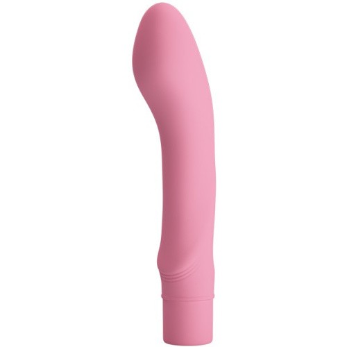 Love Ira Vibrator Pink - Мини-вибратор для точки G, 15х3.1 см (светло-розовый)