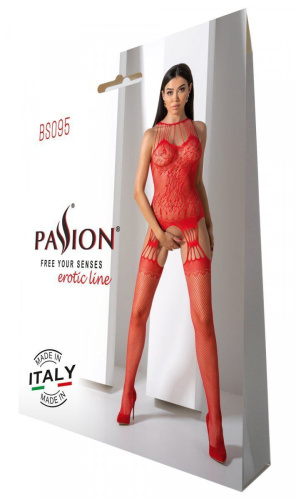 Бодистокинг с множеством бретелей Passion BS095, One Size