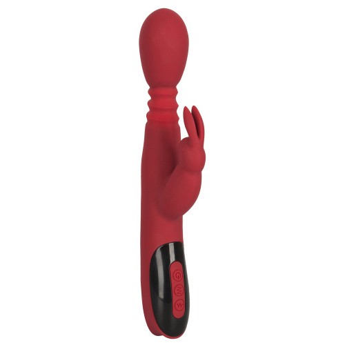 Orion Hi-tech Silicone Rabbit Vibrator - вібратор кролик з поштовхами, обертанням та функцією підігріву, 26.5х4.1 см - купити в Києві, Україні