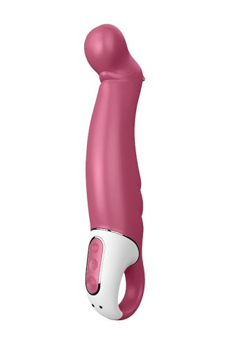 Satisfyer Vibes Petting Hippo - вибратор для точки G, 25.5х4.5 см (розовый)