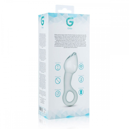 Gildo Glass Prostate Plug No. 13 скляний стимулятор простати, 13.5х4.3 см - купити в Києві, Україні