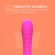 So Divine - Pash Ribbed G-spot Vibrator - Ребристый вибратор для точки G, 12.5х3.4 см (розовый)