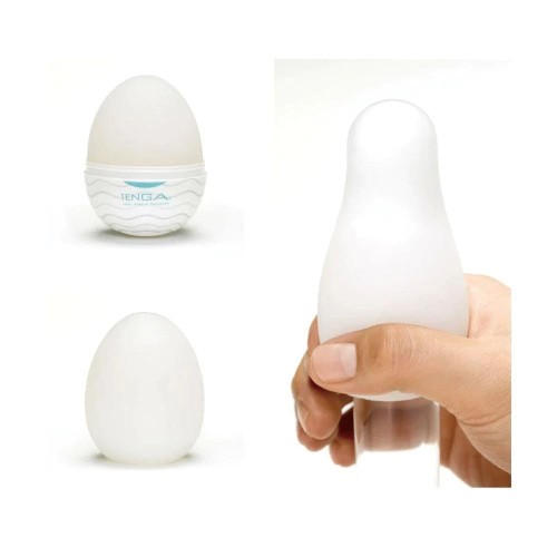 Tenga Egg Wavy II Cool - Мастурбатор-яйцо с охлаждающим действием