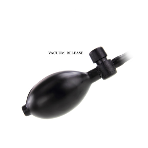 Pretty Love Inflatable Anla Plug Black - надувная анальна пробка со смещенным центром тяжести, 15 см (черный)