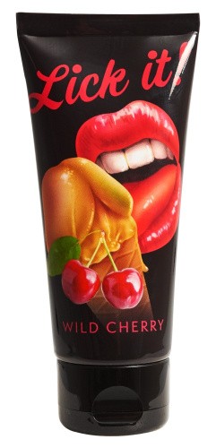 Lick It! Wild Cherry - Оральний лубрикант, 100 мл  (вишня)